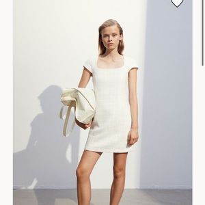 white boulce dress